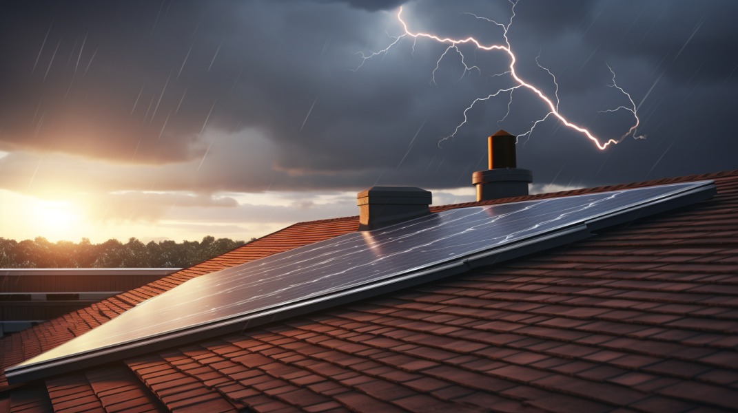 Photovoltaikanlage - Versicherung schützt vor Schäden durch Unwetter